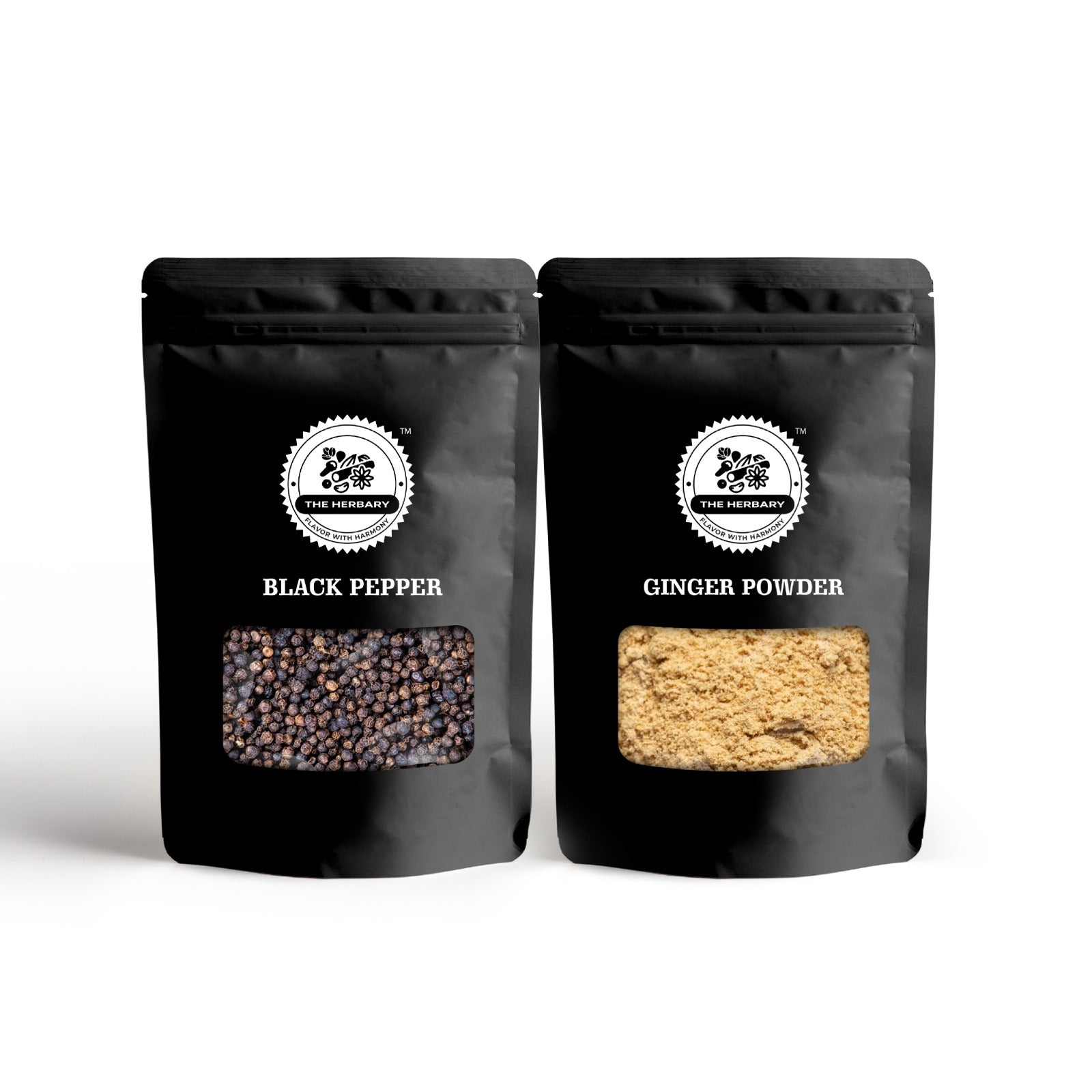 Black Pepper (250gm) + Ginger Powder (125gm)